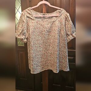 SHEIN Multicolor Floral Blouse